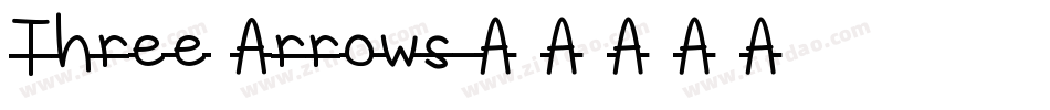 Three Arrows字体转换